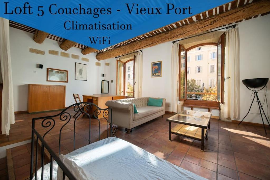 Air-Conditioned Loft In The Heart Of The Old Port Marseille Luaran gambar